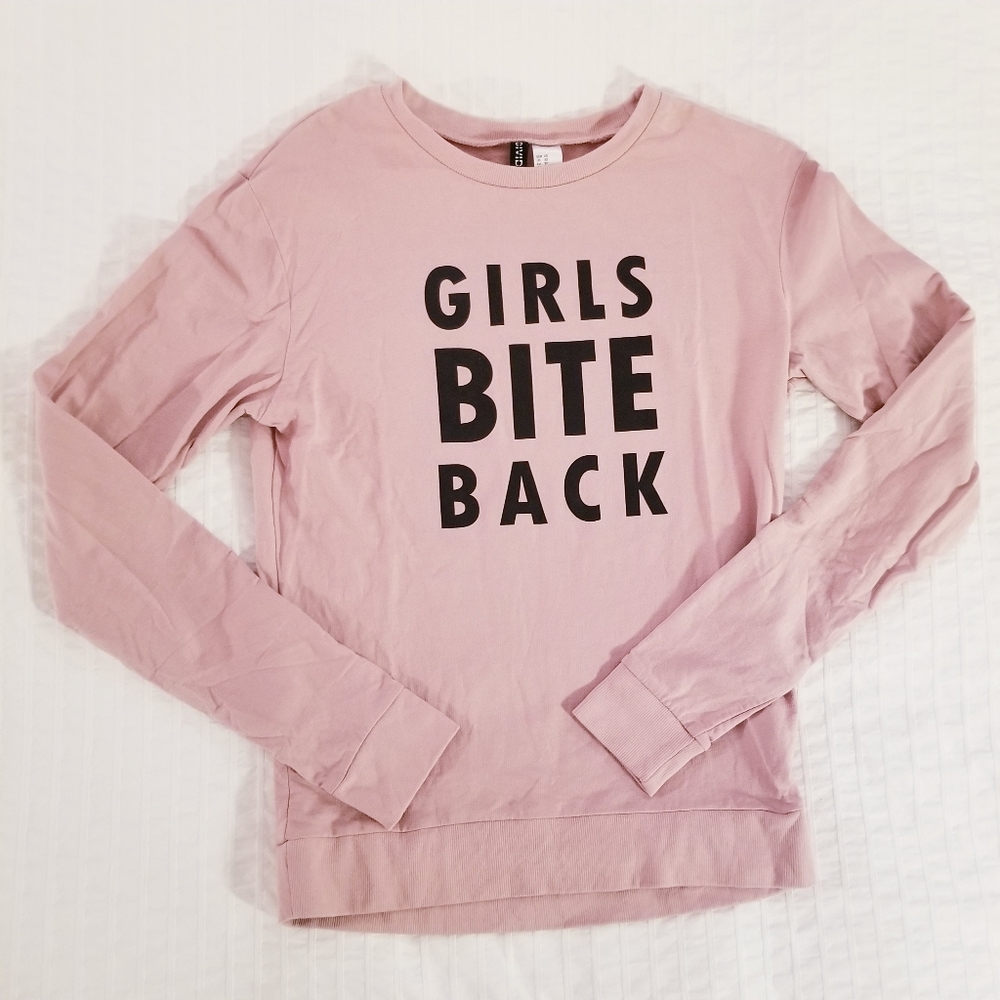 3/$45 | H&M Divided | Pink Sweatshirt Top
